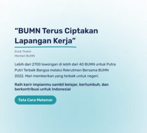 Lowongan Kerja Via Rekrutmen Bersama BUMN